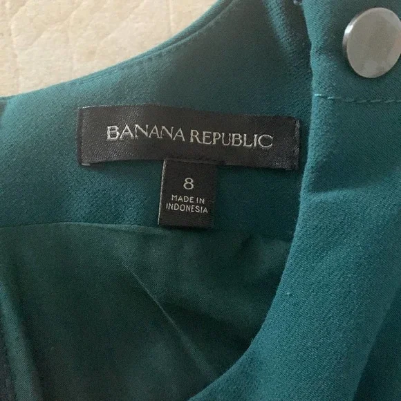 Banana Republic Green Midi Dress - Picture 4 of 8
